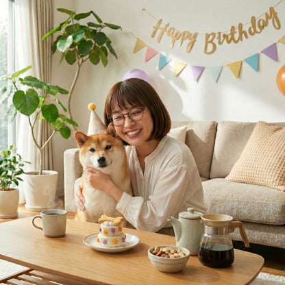 さつまいもと人参 2段バースデーケーキ